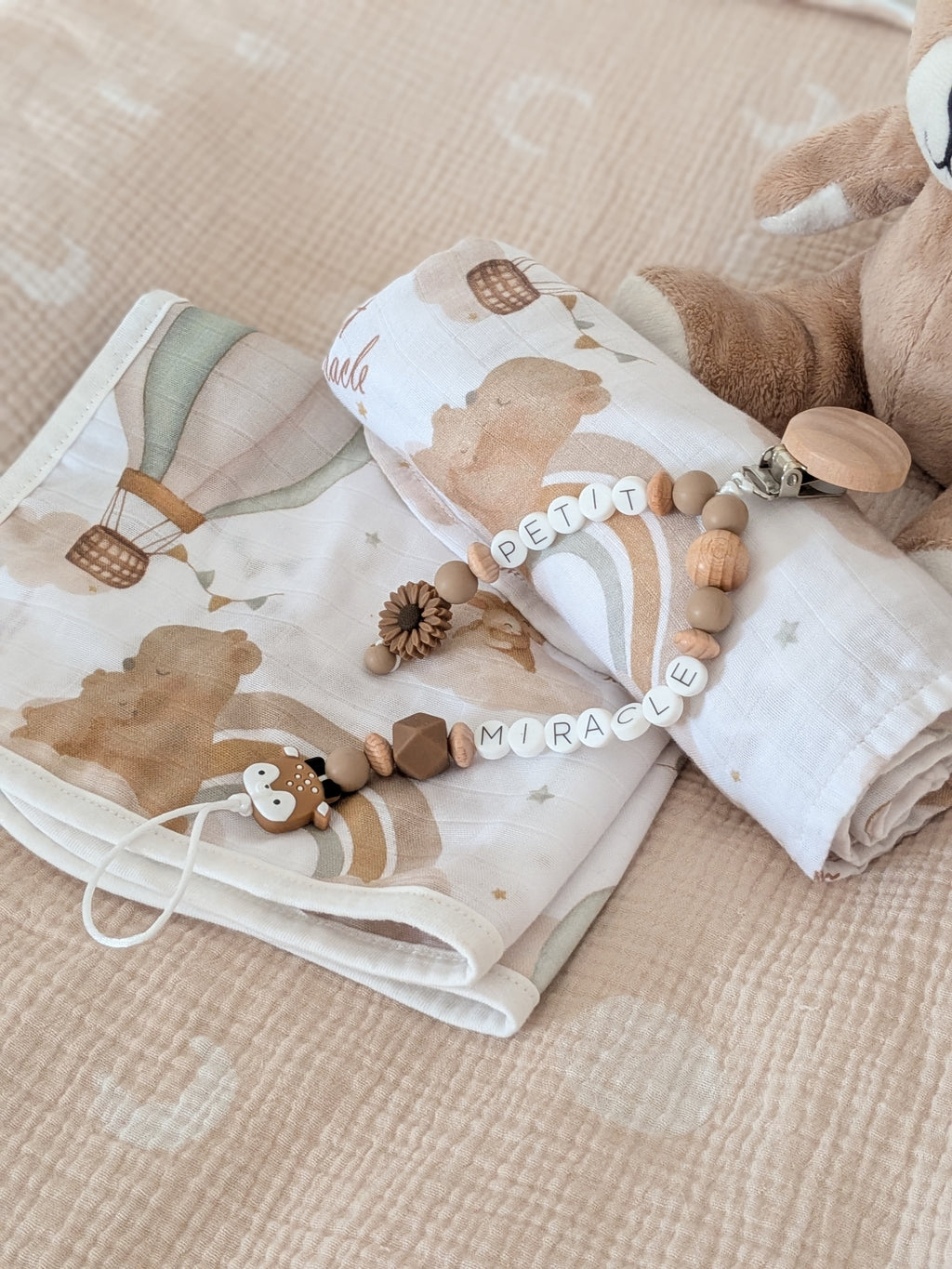 Doudou mousseline petit miracle